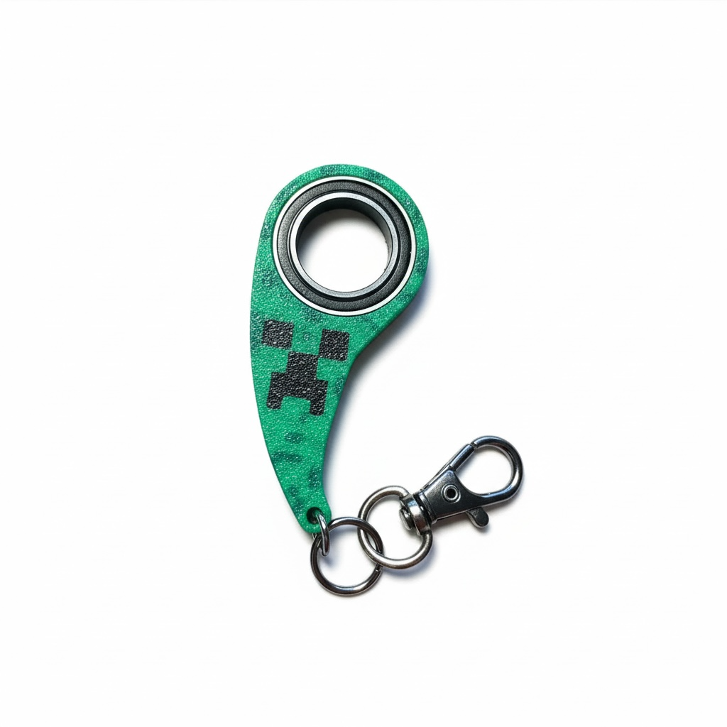 Zestaw 3 Klikerów Pixel + KeySpiner – Mega Fidget w Stylu Klockowym!